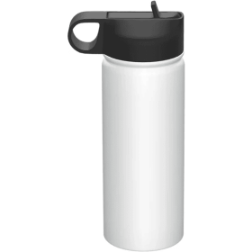 Stainless Steel Double Wall Water Bottle, Vacuum Insulated Bottle With Straw Lid, Insulated Water Bottle Compatible With Grunge Flag Of Ireland For Hi