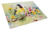 NEW Goldfinch Glass Cutting Board Decorative Tempered Glass Kitchen Cutting and Serving Board Large Size Chopping Board