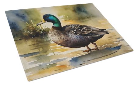 NEW American Black Duck Glass Cutting Board Decorative Tempered Glass Kitchen Cutting and Serving Board Large Size Chopping Board
