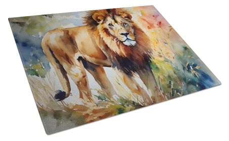 NEW Lion Glass Cutting Board Decorative Tempered Glass Kitchen Cutting and Serving Board Large Size Chopping Board