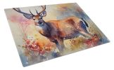 NEW Deer Glass Cutting Board Decorative Tempered Glass Kitchen Cutting and Serving Board Large Size Chopping Board