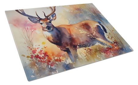 NEW Deer Glass Cutting Board Decorative Tempered Glass Kitchen Cutting and Serving Board Large Size Chopping Board