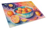 NEW Colorful Oranges Glass Cutting Board Decorative Tempered Glass Kitchen Cutting and Serving Board Large Size Chopping Board