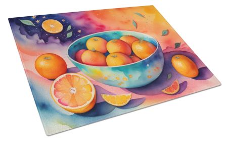 NEW Colorful Oranges Glass Cutting Board Decorative Tempered Glass Kitchen Cutting and Serving Board Large Size Chopping Board