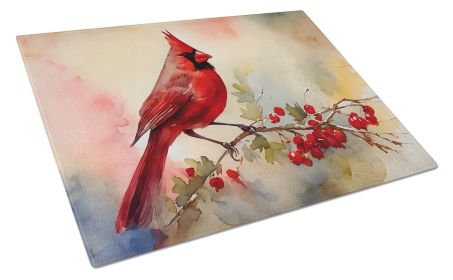 NEW Cardinal Glass Cutting Board Decorative Tempered Glass Kitchen Cutting and Serving Board Large Size Chopping Board