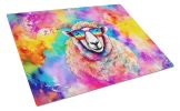 NEW Hippie Animal Sheep Glass Cutting Board Decorative Tempered Glass Kitchen Cutting and Serving Board Large Size Chopping Board
