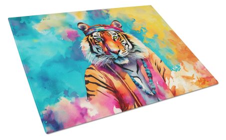 NEW Hippie Animal Bengal Tiger Glass Cutting Board Decorative Tempered Glass Kitchen Cutting and Serving Board Large Size Chopping Board