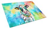 NEW Hippie Animal Cow Glass Cutting Board Decorative Tempered Glass Kitchen Cutting and Serving Board Large Size Chopping Board