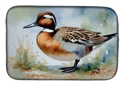 Northern Pintail Dish Drying Mat Absorbent Dish Drying Mat Pad for Kitchen Counter Dish Drainer Mat for Countertop, 14 x 21", Multicolor