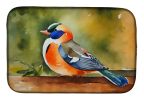 Mandarin Duck Dish Drying Mat Absorbent Dish Drying Mat Pad for Kitchen Counter Dish Drainer Mat for Countertop, 14 x 21", Multicolor