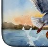 Gull Flying Low Dish Drying Mat Absorbent Dish Drying Mat Pad for Kitchen Counter Dish Drainer Mat for Countertop, 14 x 21", Multicolor