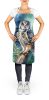 Northern Hawk Owl Apron Cooking Kitchen Server Baking Crafts Gardening for Adult Women Men, Unisex, Large, Multicolor