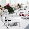 SOGA Single Tray Stainless Steel Chafing Catering Dish Food Warmer