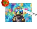 NEW Hippie Animal Tortoise Turtle Glass Cutting Board Decorative Tempered Glass Kitchen Cutting and Serving Board Large Size Chopping Board