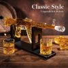 Whiskey Decanter AK47 Set with 2 Whiskey Glasses