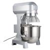 VEVOR Commercial Food Mixer 20Qt 750W 3 Speeds Adjustable 105 180 and 408 RPM Food Processor Heavy Duty with Stainless Steel Bowl Dough Hooks Whisk Be