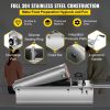 VEVOR Horizontal Sausage Stuffer 7L/15Lbs Manual Sausage Maker With 5 Filling Nozzles Sausage Stuffing Machine For Home & Commercial Use Stainless Ste