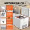 VEVOR Chest Freezer, 12.8 Cu.ft / 345 L Large Deep Freezer & 4 Removable Baskets
