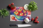 NEW Colorful Apples Glass Cutting Board Decorative Tempered Glass Kitchen Cutting and Serving Board Large Size Chopping Board