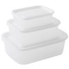 3pcs Fresh-keeping Box; Sealed Box; Refrigerator Storage Box; Fruit And Vegetable Food Finishing Storage Box; Kitchen Supplies