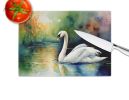 Swan Glass Cutting Board Decorative Tempered Glass Kitchen Cutting and Serving Board Large Size Chopping Board