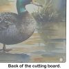 NEW American Black Duck Glass Cutting Board Decorative Tempered Glass Kitchen Cutting and Serving Board Large Size Chopping Board