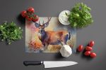NEW Deer Glass Cutting Board Decorative Tempered Glass Kitchen Cutting and Serving Board Large Size Chopping Board