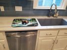 Alaskan Wilderness Grizzly Bear Dish Drying Mat Absorbent Dish Drying Mat Pad for Kitchen Counter Dish Drainer Mat for Countertop, 14 x 21"