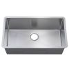 30" L X 18" W Undermount Single Bowl 16 Gauge 304 Stainless Steel Kitchen Sink (Sink Only)