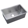 27" L X 18" W Undermount Single Bowl 16 Gauge 304 Stainless Steel Kitchen Sink (Sink Only)