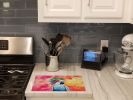 NEW Hippie Animal Cockatoo Glass Cutting Board Decorative Tempered Glass Kitchen Cutting and Serving Board Large Size Chopping Board
