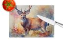 NEW Deer Glass Cutting Board Decorative Tempered Glass Kitchen Cutting and Serving Board Large Size Chopping Board