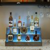 LED Lighted Liquor Bottle Display Shelf, 24 Inch Bar Display Shelf, DIY Illuminated Bottle Shelf with App & Remote Control