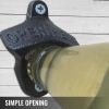 VEVOR Cast Iron Bottle Opener 100 Pcs Rustic Classic Wall Mount for Home Bars and Man Cave