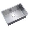 27" L X 18" W Undermount Single Bowl 16 Gauge 304 Stainless Steel Kitchen Sink (Sink Only)