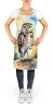 Burrowing Owl Apron Cooking Kitchen Server Baking Crafts Gardening for Adult Women Men, Unisex, Large, Multicolor