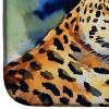 Leopard Dish Drying Mat Absorbent Dish Drying Mat Pad for Kitchen Counter Dish Drainer Mat for Countertop, 14 x 21", Multicolor