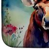 Moose Dish Drying Mat Absorbent Dish Drying Mat Pad for Kitchen Counter Dish Drainer Mat for Countertop, 14 x 21", Multicolor