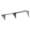 VEVOR 18" x 60" Stainless Steel Shelf, Wall Mounted Floating Shelving with Brackets, 450 lbs Load Capacity Commercial Shelves