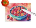 NEW Colorful Strawberries Glass Cutting Board Decorative Tempered Glass Kitchen Cutting and Serving Board Large Size Chopping Board