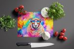 NEW Hippie Animal Sheep Glass Cutting Board Decorative Tempered Glass Kitchen Cutting and Serving Board Large Size Chopping Board