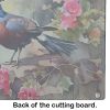 NEW Pheasant Glass Cutting Board Decorative Tempered Glass Kitchen Cutting and Serving Board Large Size Chopping Board