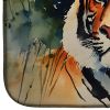 Tiger Dish Drying Mat Absorbent Dish Drying Mat Pad for Kitchen Counter Dish Drainer Mat for Countertop, 14 x 21", Multicolor