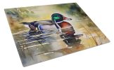 NEW Wood Duck Glass Cutting Board Decorative Tempered Glass Kitchen Cutting and Serving Board Large Size Chopping Board