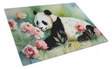 NEW Panda Glass Cutting Board Decorative Tempered Glass Kitchen Cutting and Serving Board Large Size Chopping Board