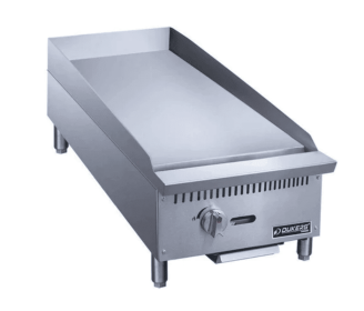 Dukers 12" All Stainless Steel Single Burner Griddle (Model: DCGM12, Material: Stainless Steel)