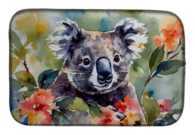 Koala Dish Drying Mat Absorbent Dish Drying Mat Pad for Kitchen Counter Dish Drainer Mat for Countertop, 14 x 21", Multicolor (Default: Default)