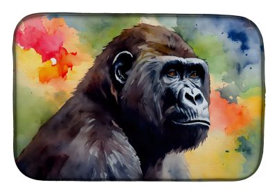 Gorilla Dish Drying Mat Absorbent Dish Drying Mat Pad for Kitchen Counter Dish Drainer Mat for Countertop, 14 x 21", Multicolor (Default: Default)