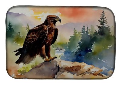 Eagle Dish Drying Mat Absorbent Dish Drying Mat Pad for Kitchen Counter Dish Drainer Mat for Countertop, 14 x 21", Multicolor (Default: Default)