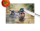 NEW Wood Duck Glass Cutting Board Decorative Tempered Glass Kitchen Cutting and Serving Board Large Size Chopping Board